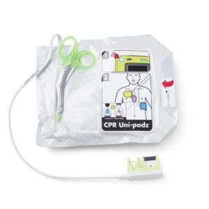 CPR Uni-padz kit with scissors.